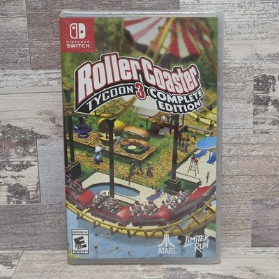Roller Coaster Tycoon 3 Complete Edition Switch Limited Run #233 Nintendo New