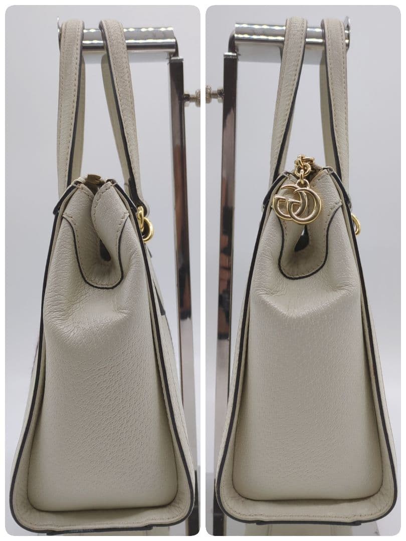 GUCCI Old Gucci Ophidia Sherry Leather Tote Bag 2Way Business Travel thumbnail 5