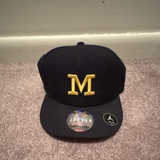 Jordan Brand Michigan Fitted Hat 7 1/8 - Navy...