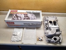Vtg Nos Edelbrock Performer 2-0 Intake 2161 Bbc 396-454 Oval Port Usa