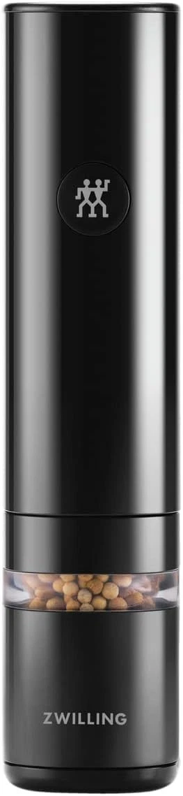 Electric Salt Pepper Spice Mill Rechargeable Ceramic Grinder with Light 360 View