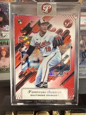 Tomoyuki Sugano 2025 Topps Pristine ENCASED RED REFRACTOR 5/5 RC Orioles