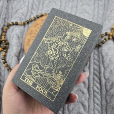 Gold Foil Tarot Cards Gold Color 78 Card Complete Deck Vintage 2004