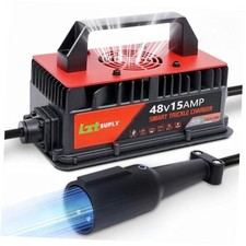 48V 15Amp Golf Cart Battery Charger for Club Car, 48V Lead Acid for Club Car