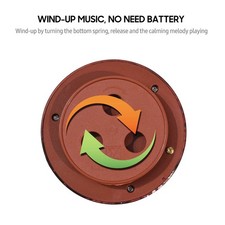 Electric Guitar Music Box Classical Wind Up Musicbox Twirling Music Box Rota