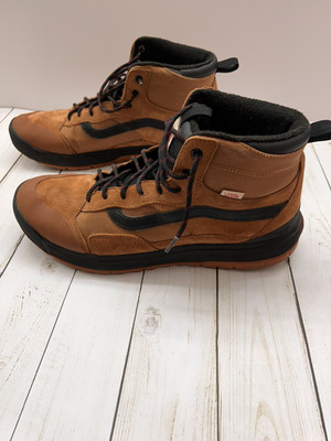 Men's Vans Ultrarange Exo MTE-1  High Top Boots Glazed Ginger Brown, Size 13