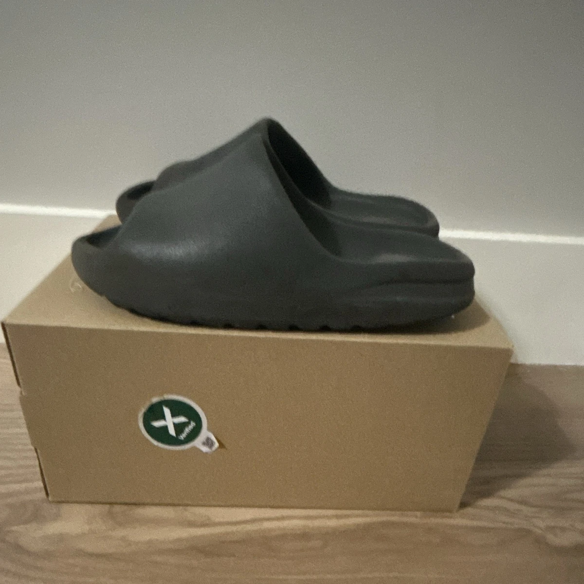 adidas Gray Slide Sandals for Men for sale | eBay display picture 1