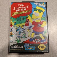 The Simpsons: Bart vs. the Space Mutants Sega Genesis With Case