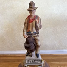Vintage Lionstone Whisky Decanter "The Cowboy" 1969 Excellent Condition 