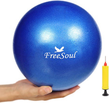 Small Pilates Ball with Pump 9 Inch Mini Yoga Ball for Stability Pilates Yoga Ba