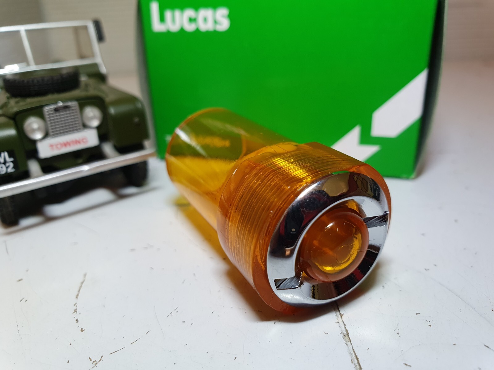 Land Rover Series 1 80 Lucas Dash 234996 Amber Choke/Heater Warning Light