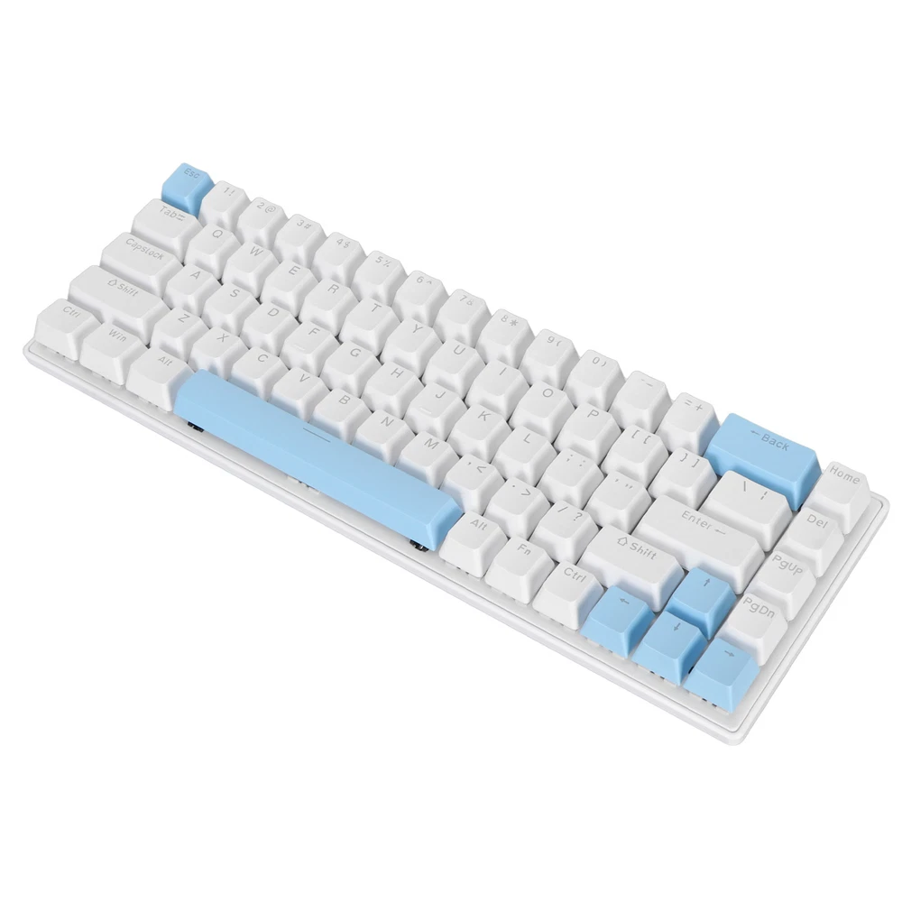 68-Key Compact RGB Mechanical Wired Keyboard with Backlit Design - BEA