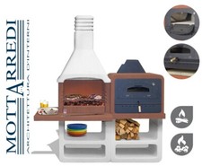 Barbecue carbonella legna in muratura con forno SAROM Portofino - Chiam x sconto