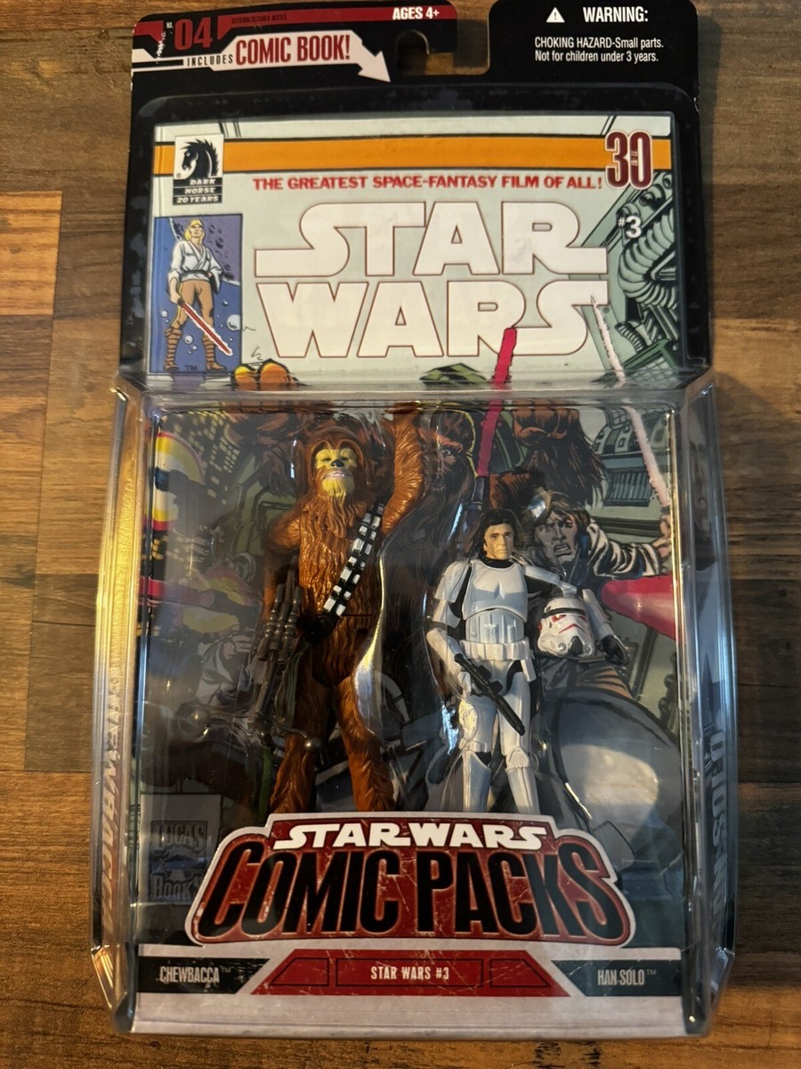 Star Wars Dark Horse Lot Comic Packs #3 Chewbacca And Han Solo NIB