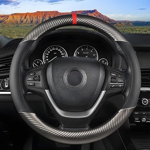 Car Interior Accessories Universal 15 inch 38cm Anti Slip Steering Wheel Cover - Picture 9 of 12