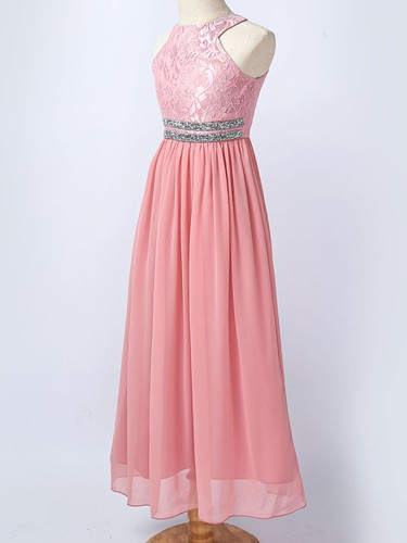 Kids Flower Girl Princess Dress Girls Party Communion Bridesmaid Pageant Gown - Picture 38 of 52