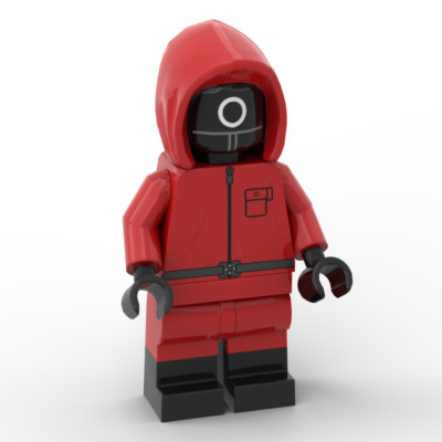 Custom Minifigur: Tintenfisch-Wettbewerb: Arbeiter