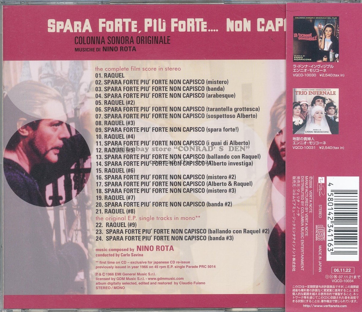 ニーノ・ロータ/Spara Forte, Piu Forte... Nino Rota 