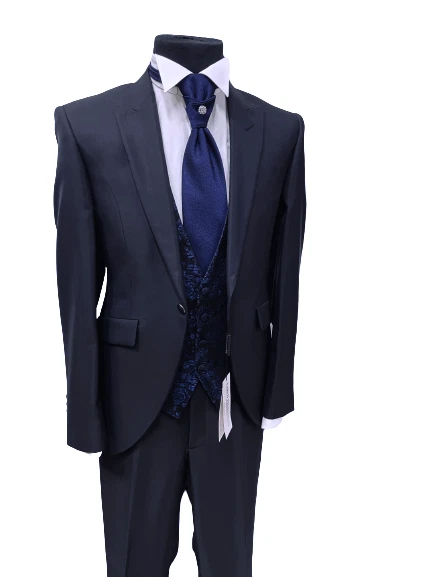 SUIT Man Groom Smoking 46 Signed CARLO PIGNATELLI Ceremony SUIT