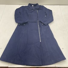 Venus Navy Blue Long Asymmetrical Zipper Coat Women’s Size 14 New