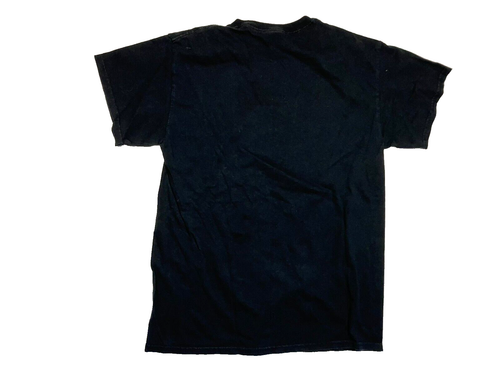 SPENCER'S T-SHIRT schwarz/lila TEUFELSSALAT lustig Marihuana Totenkopf-Logo MEDIUM - Bild 4 von 4