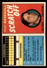 1970 Topps Scratch-Offs Baseball #19 Tom Seaver GD *d4