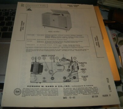 ZENITH AM/FM TUNER, AMP WITH AUTOMATIC RECORD CHANGER (SAMS PHOTOFACT 558-17)