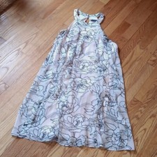 Tommy Hilfiger Neutral Floral Ruffled Dress ■ Size 6
