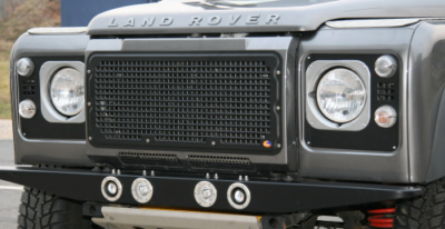Heritage Front Grille for Land Rover Defender 90 110 130 (black
