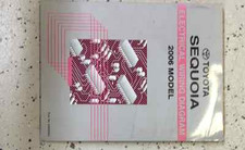 2006 Toyota Sequoia Electrical Wiring Diagram Service Shop Repair Manual EWD 