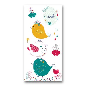 Oiseaux Tableau Poster Plaque Deco Murale Chambre Bebe Mixte Colore Coccinelle Ebay