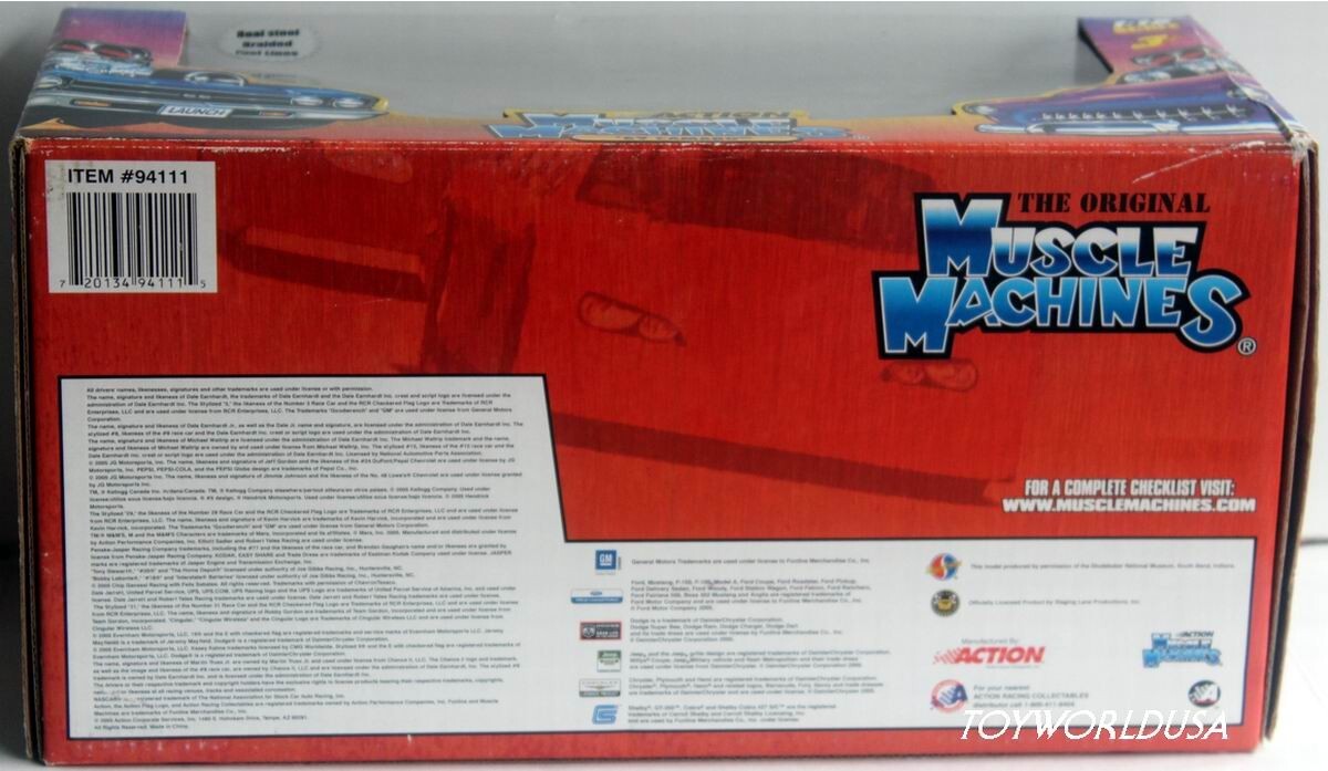Muscle Machines Nascar '69 Camaro #24 Jeff Gordon DuPont 1-18
