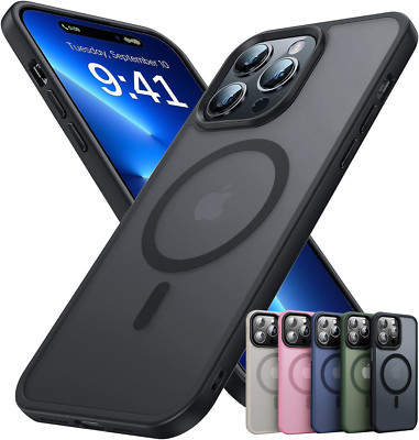 Hülle für iPhone 16 15 14 13 12 11 Pro Max Schutz Case Kamera Schutz Magsafe