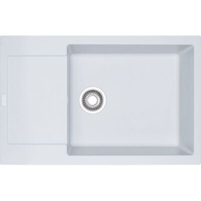 Franke MRG 611-78 XL, 780x500mm, Siebkorb als Druckknopfventil, mit verdecktem U