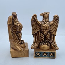 Productos de arte progresivo vintage dorado azul pintado federal águila final libro 1965
