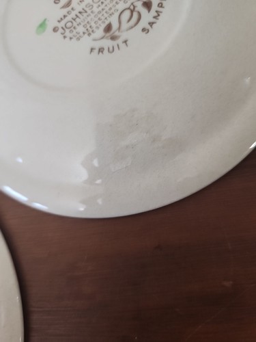 Johnson Bros Staffordshire Old Granite Fruit Sampler 6.5" Dessert Plate Set of 4 - Picture 12 of 14