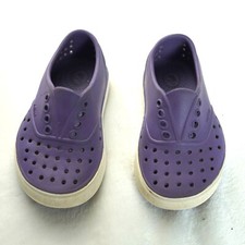 Native Miller Slip-On Water Shoes Purple Size C8 Kids Lightweight Summer Casual