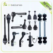 Front Suspension Kit Pitman Arm Tie Rod Ends for Chevy Silverado 1500 4WD 4x4