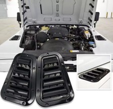 Griglia Cofano Prese Aria Nero Lucido Land Rover Defender 88 90 110 Accessori