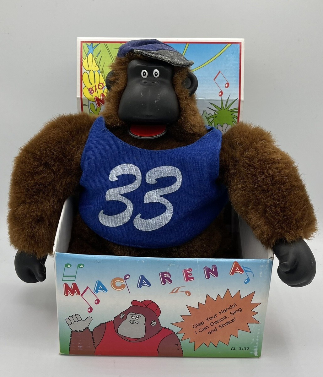 monkey gorillaさん専用その2です Vintage Magogo Macarena Gorilla Animatronic Plush Blue Hat 33