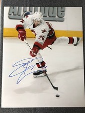 Eric Cole Signed Carolina Hurricanes 16x20 Timeless Legends COA