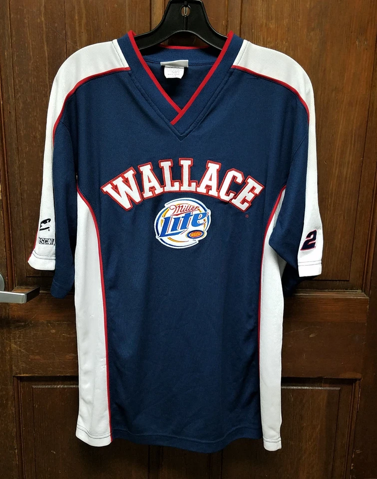 Camisa Jersey Chase Authentics NASCAR Rusty Wallace Miller Lite Talla M Foto 2 de 4