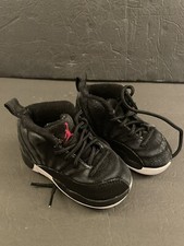 Nike Air Jordan 12 XII Retro Toddler Sz 6C Reverse Taxi Black 850000-017