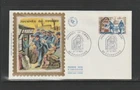 France 1971 SG1919 Silk FDC (Courbevoie)-Stamp Day-Field Post Office-World War I