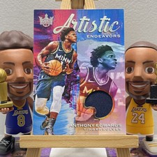 /149 Artistic Endeavor Panini Court Kings Anthony Edwards Rookie RC Jersey Patch