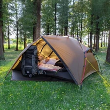 1 Person Lightweight Compact Double Skin Camping Tent Ultralight Waterproof