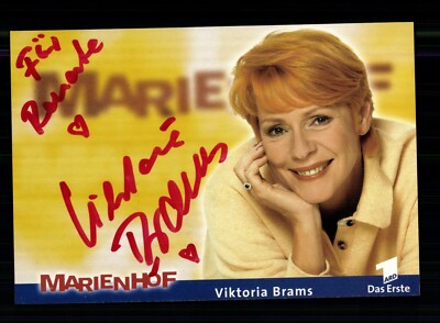 Victoria Brams Marienhof Autograph Card Original Signed ##BC 173134