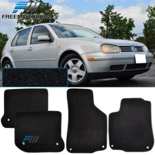 Fit 99-05 Volkswagen Golf Jetta Mk4 Nylon Floor Mats Carpets Black 4PC