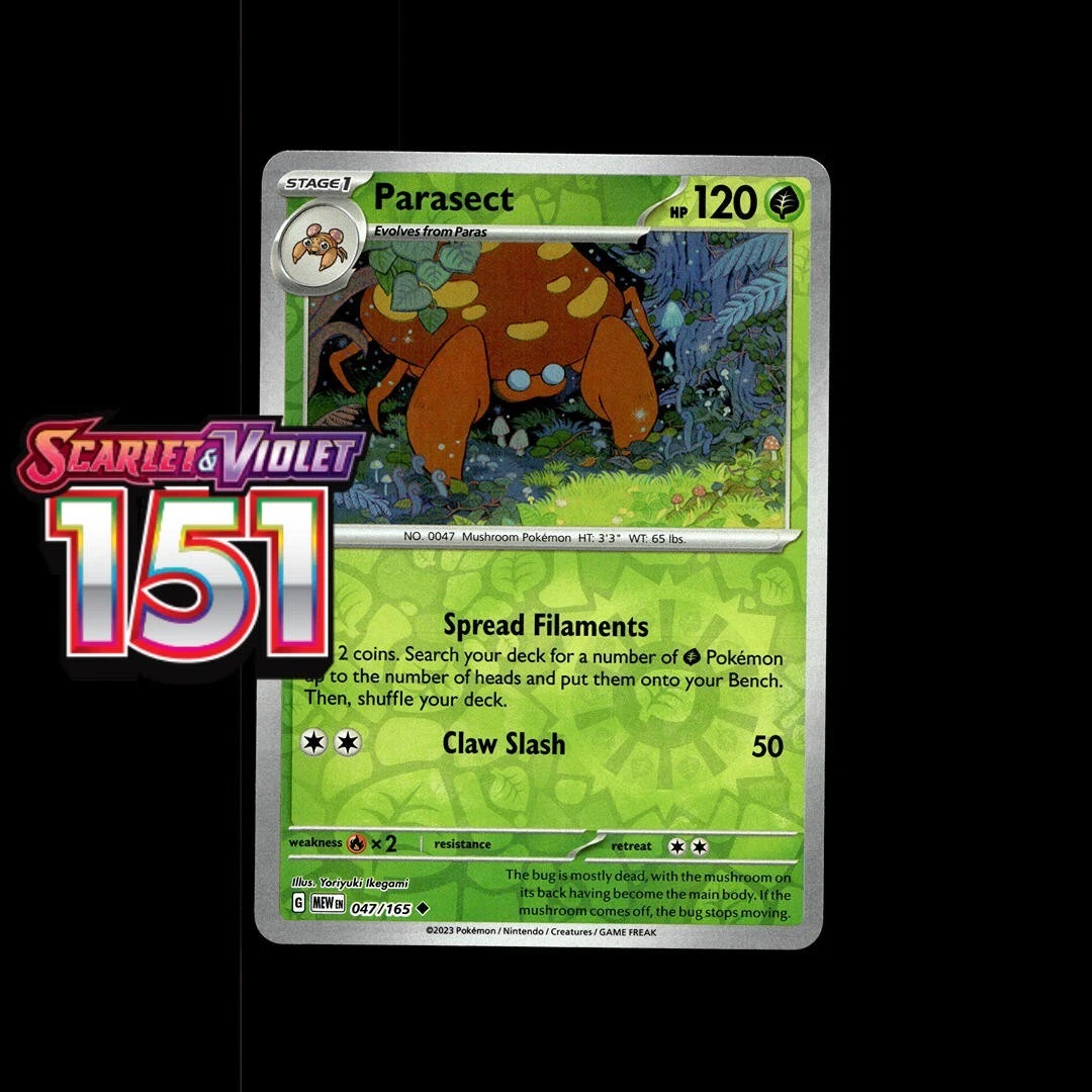 Parasect Pokmon TCG Cards for sale | eBay