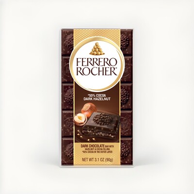 Ferrero Rocher Dark Chocolate Hazelnut Bar 3.1oz